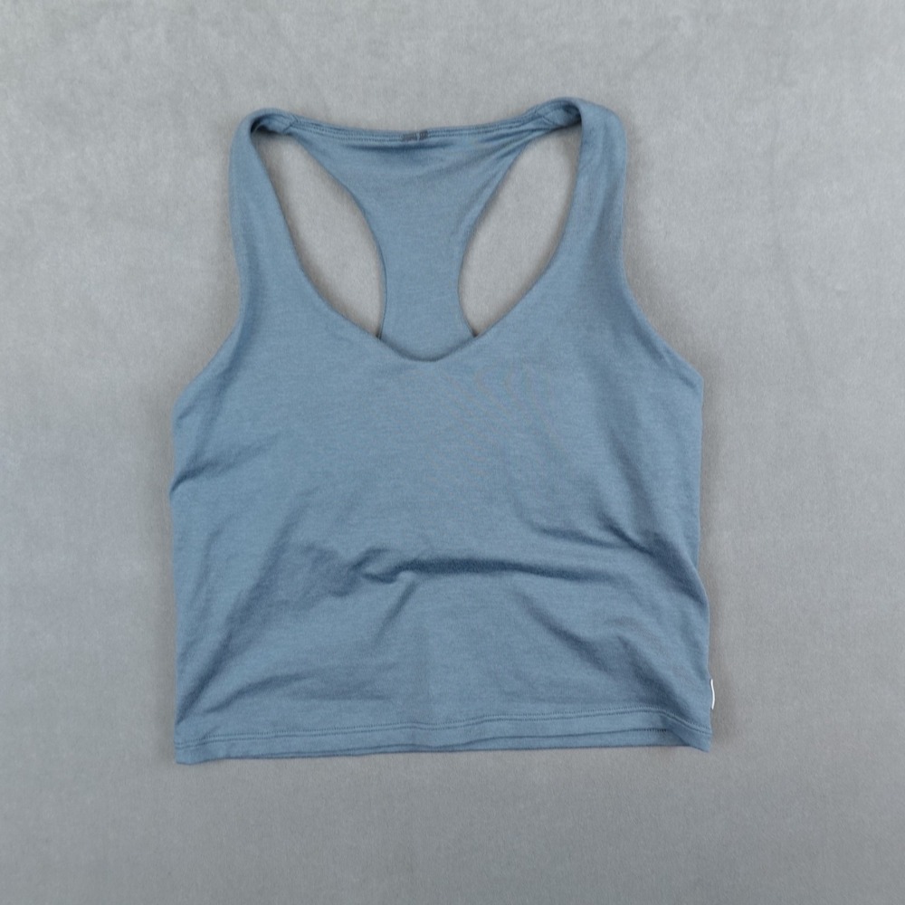 Vuori Blue Crop Top